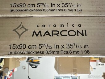 Dlažba dekor dřeva šedo-hnědá 15x90 cm - 4