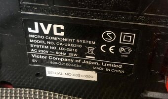 Mikrosystém JVC UX-G210. - 4