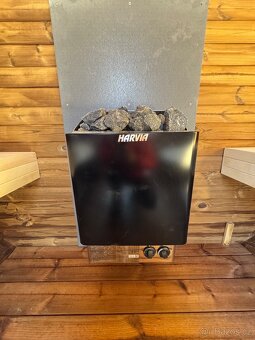 Zahradní sudová sauna 3M thermo s terasou - 4