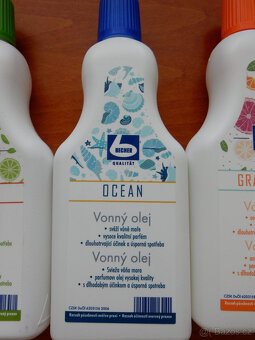 Vonný olej Becher 500ml limetka/exotické květy/ocean 5druhů - 4