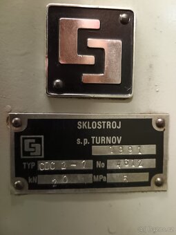 Hydraulický lis Sklostroj CDC 2-7 - 4