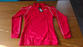 rolák DESCENTE 1/4 Zip - Electric Red dětský vel. 150 - 4
