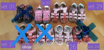 Boty dívčí různé - 4