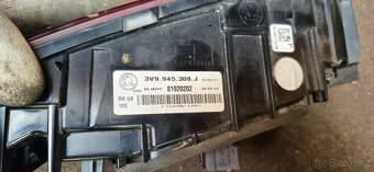 Prave zadni svetlo skoda superb 3 combi vnitrni - 4