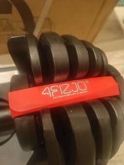 Set 2ks - nastavitelné činky 4Fizjo 2x 24kg - 4