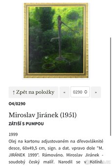 Obraz - Jiránek - Zátiší s pumpou - 4