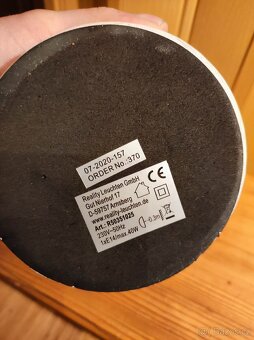 Stolní lampička, lampa + LED žárovka - 4