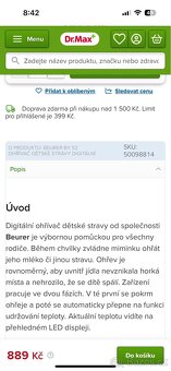 Digitální ohřívač dětské stravy a kojeneckých lahví Beurer - 4