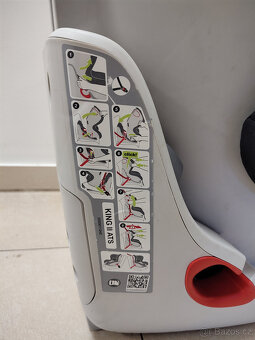 Autosedačka Britax, model King II, 9-18 kg, šedá barva. - 4