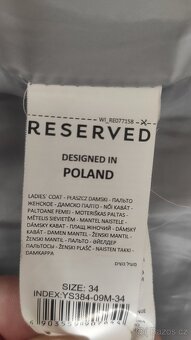 Dámský kabát Reserved.vel XS - 4