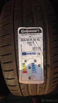 265 40 20 Continental.sport contact 3 sada - 4