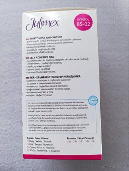 Samodržící podprsenka - béžová E Julimex - 4