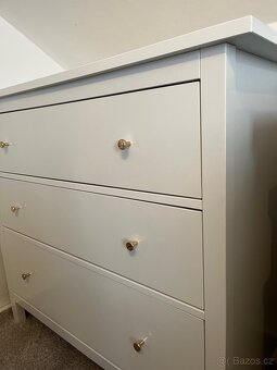 Komoda IKEA Hemnes bílá leskla - 4