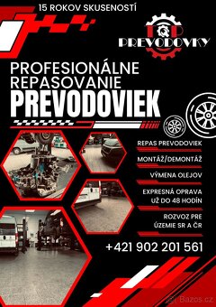 REPASOVANÁ PREVODOVKA RENAULT MASTER - 4