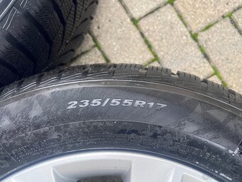 Alu Kola VW 5x112 r17 et43, Zimni Pneu 235/55/17. - 4