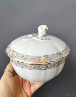 Krásná porcelánová bonboniéra/dóza od Hutschenreuther - 4