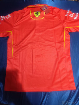 Scuderia Ferrari F1 tímové polo tričko - Nové s visačkami - 4