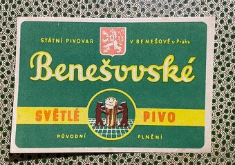 Pivní etikety z první republiky - 4