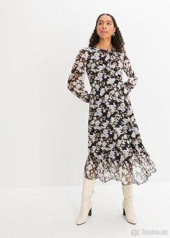 Elegantní krásné midi šaty 40/42 - 4