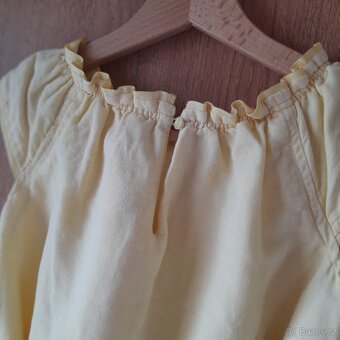 Šaty z lněné směsi POMPdeLUX, vel. 122/128 - 4