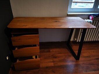 Psací stůl Linea Natura Divoký dub - 4