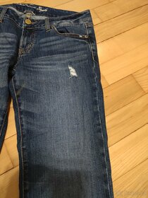 Modré dámské džíny American Eagle - 4