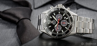Orient Sports Solar RA-TX0202B10B,stopky,200m,safír.NOVÉ. - 4