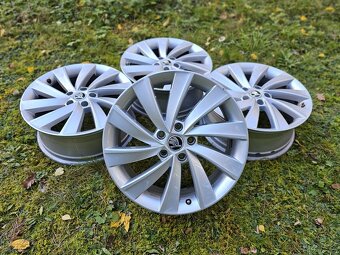 Sada originálních alu disků Škoda Turbine - 7,5Jx18" - 5x11 - 4