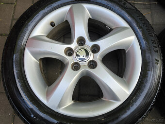 ALU kola letní Škoda 5x100 Fabia II Roomster R15 - 4