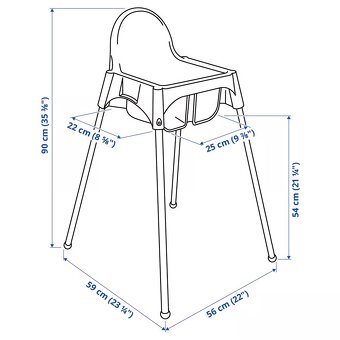 Jídelní židlička Ikea Antilop - 4