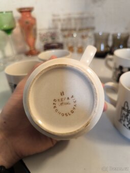 Porcelánové sety, talířky, podtácky, sklenice atd ... - 4