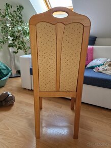 Prodám 4ks židlí k jídelnímu stolu, á 500Kč - 4