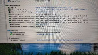 Set Asus M5A97, AMD FX 6300, 24 GB DDR3 - 4