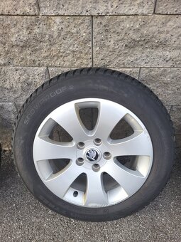Originál alu kola Škoda SPEKTRUM 6×112 + zimní pneu - 4