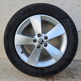 Škoda Kodiaq 17" 5x112, letní Semperit 215/65R17 - 4