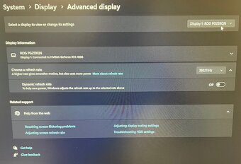 Monitor 24,5" - ASUS ROG Strix PG259QN - 4