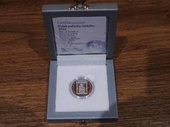Dukát českého palladia ČM 2022 PROOF - 4