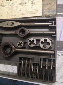 P:sada závitníků narex M1 čssr - 4