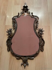 Starožitné litinové zrcadlo - 4