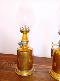 REZERVE - Prodám - Staré petrolejové lampy PIGEON LAMP - 4