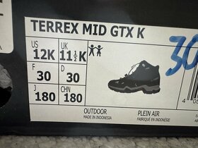 Adidas Terrex mid Gore-tex kotníkové boty vel. 30, NOVÉ - 4