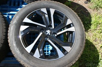 R17 krasna orig. alu kola Peugeot a Citroen bicolor - 4