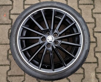 Alu kola originál Škoda Fabia III, Rapid 5x100 R17 Torino - 4