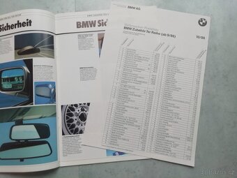 BMW E32 - katalog doplňků a příslušenství 1986 - 4