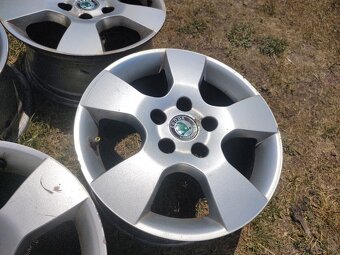 Alu kola 5x112 R15 Škoda - 4