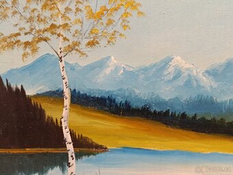 Obraz Vysoké Tatry, originální olejomalba 83x53 - 4