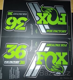 samolepky fox vidlice tlumič - 4