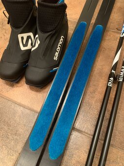 Běžky Salomon RC10 eskin 206 Hard+boty 45 +hůlky - 4