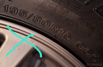 BRIDGESTONE DUELER 195 80 15 - 4