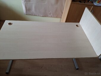 pracovni stul, deska 140x75cm, vyska 72 cm - 4
